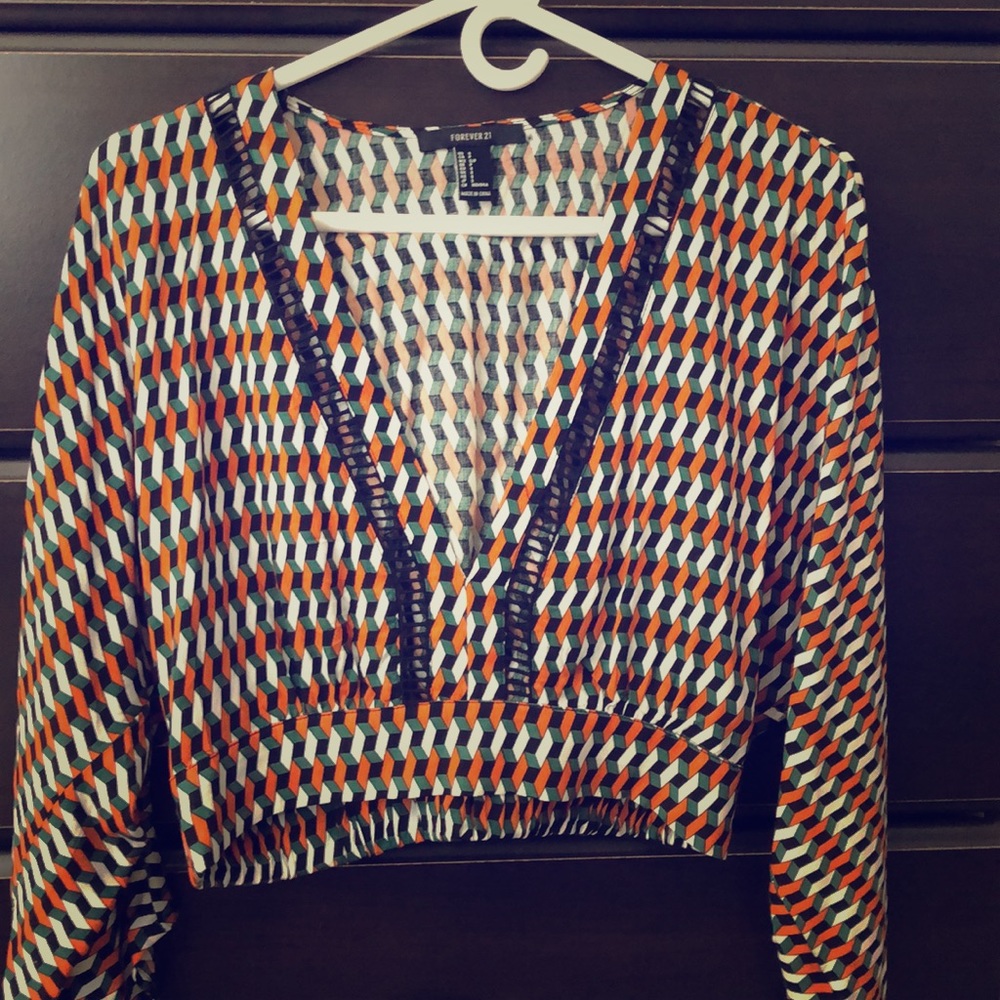 Geometric Pattern Top